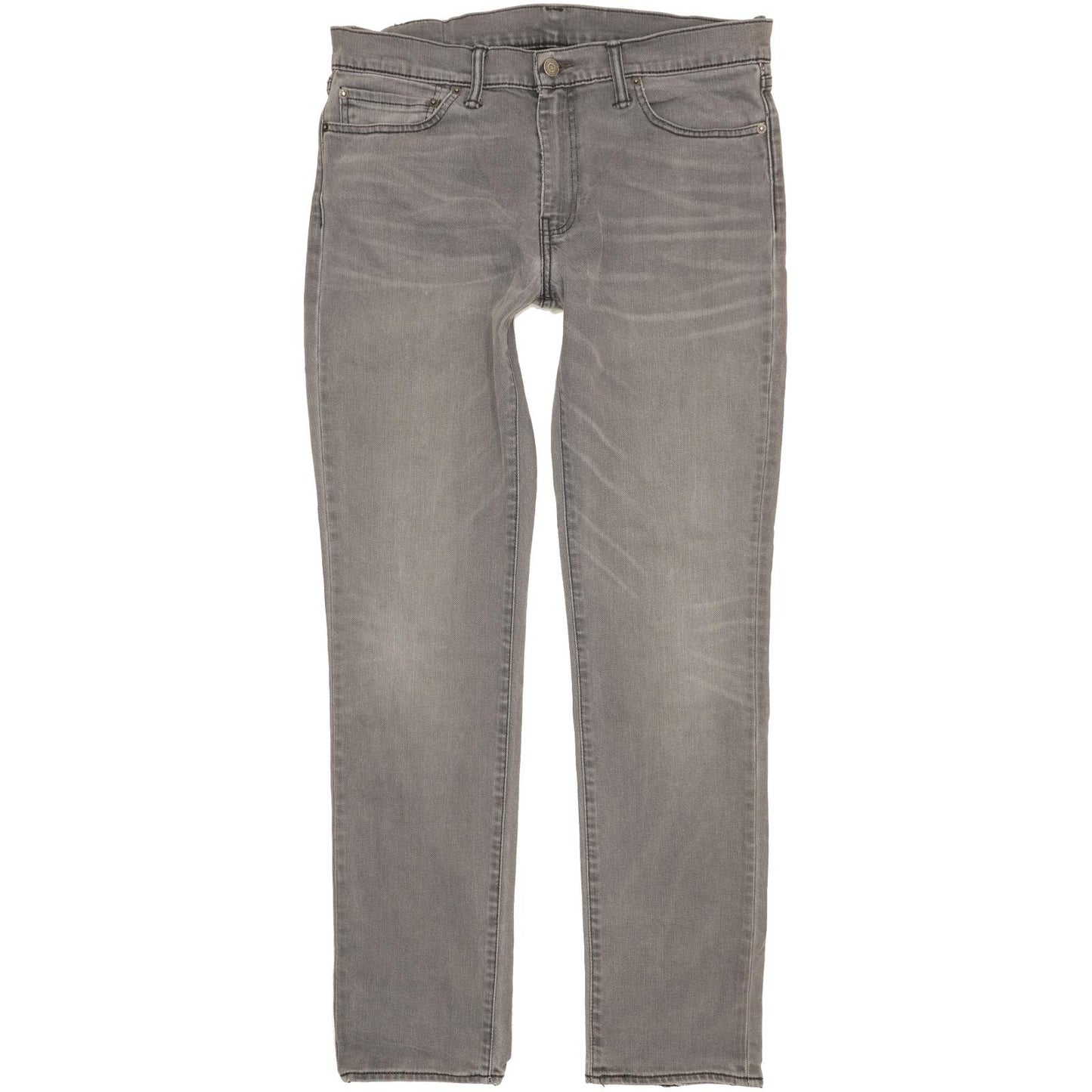 Levi's 511 Men Grey Straight Slim Stretch Jeans W36 L33