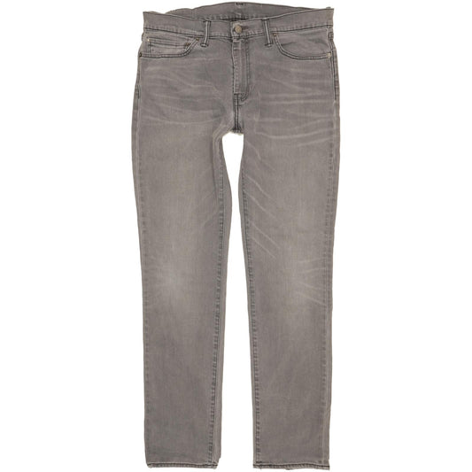 Levi's 511 Men Grey Straight Slim Stretch Jeans W36 L33