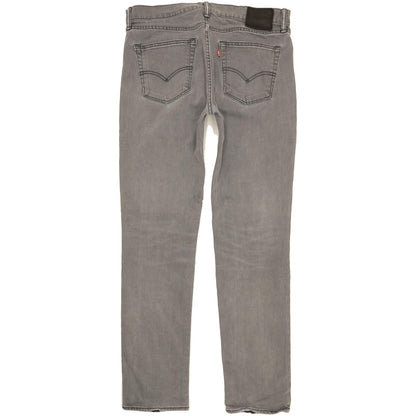 Levi's 511 Men Grey Straight Slim Stretch Jeans W36 L33