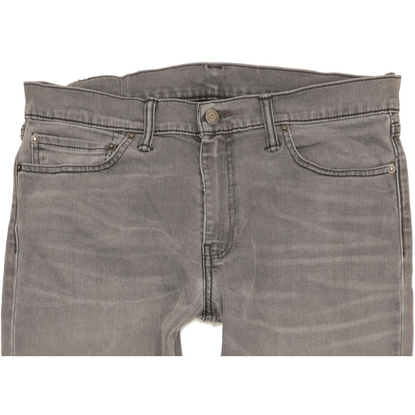 Levi's 511 Men Grey Straight Slim Stretch Jeans W36 L33