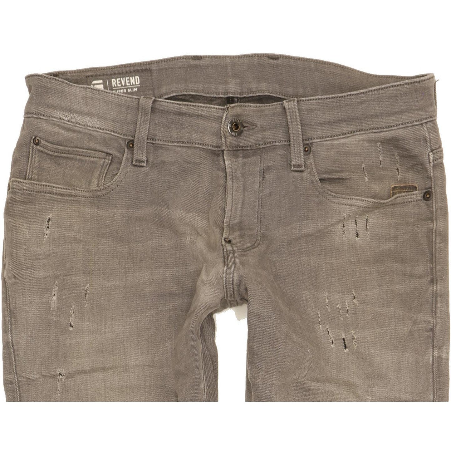 G-Star Revend Men Grey Skinny Slim Stretch Jeans W32 L29