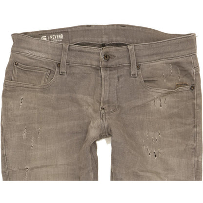 G-Star Revend Men Grey Skinny Slim Stretch Jeans W32 L29