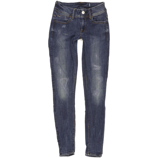G-Star Lynn d-Mid Women Blue Skinny Slim Stretch Jeans W27 L32