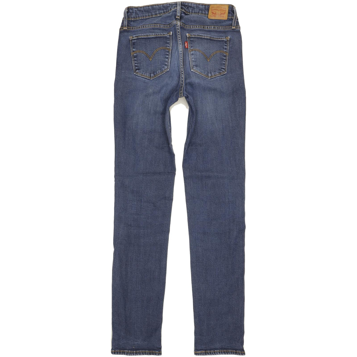 Levi's 712 Women Blue Straight Slim Stretch Jeans W28 L34
