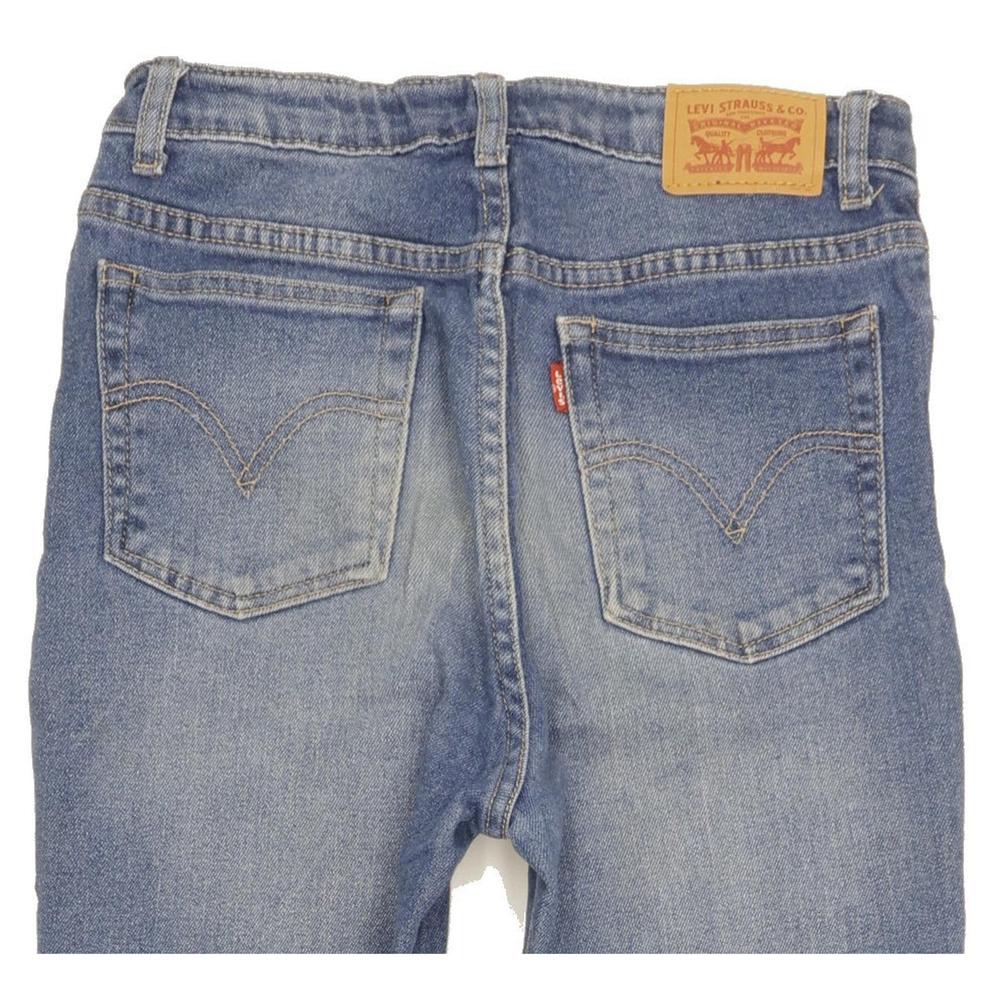 Levi's Ribcage Kids Blue Straight Slim Stretch Jeans W26 L30
