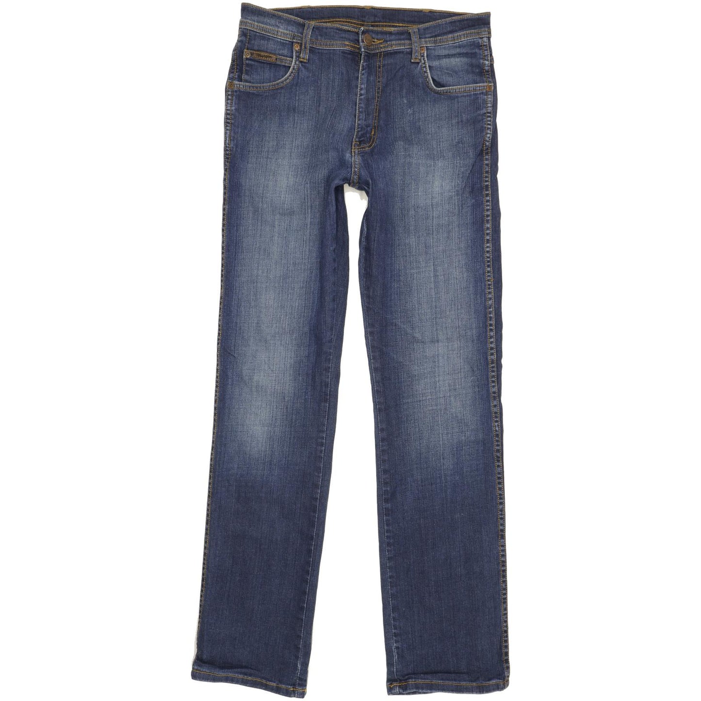 Wrangler Arizona Men Blue Straight Regular Stretch Jeans W32 L33
