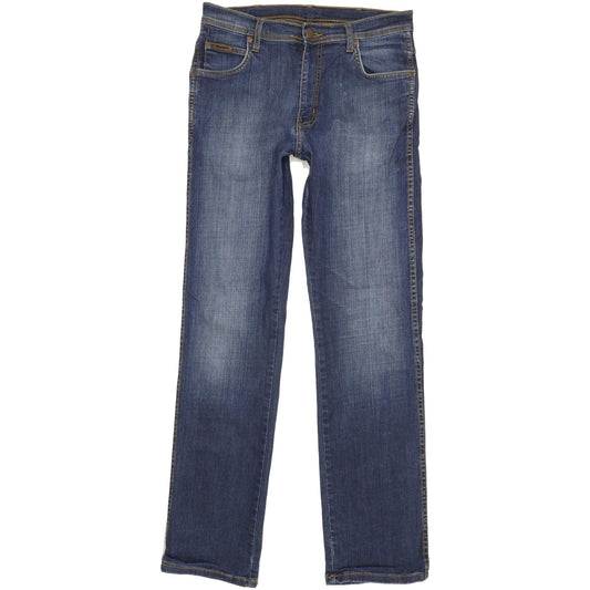 Wrangler Arizona Men Blue Straight Regular Stretch Jeans W32 L33