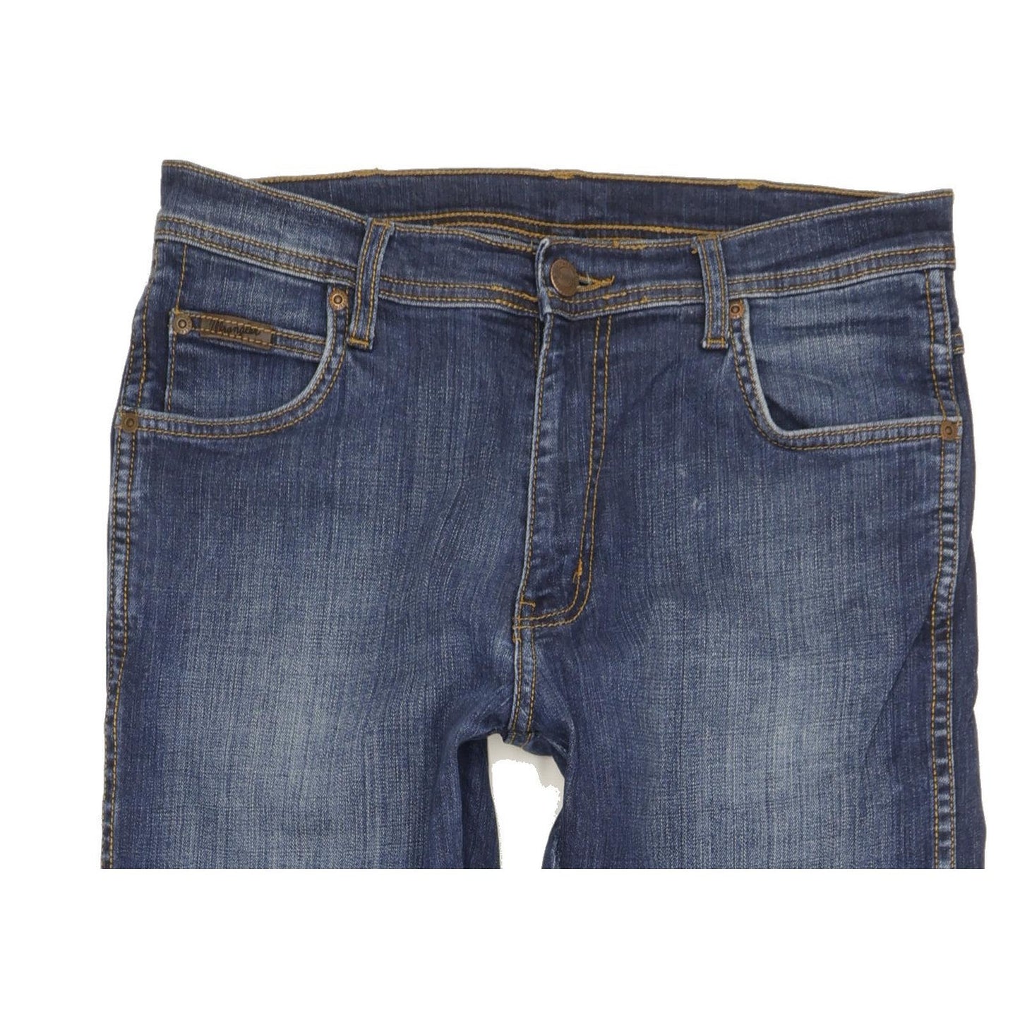 Wrangler Arizona Men Blue Straight Regular Stretch Jeans W32 L33