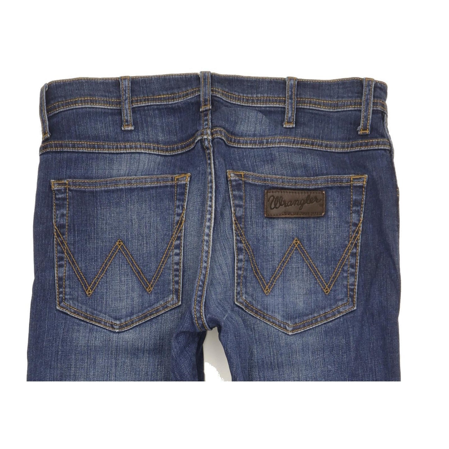 Wrangler Arizona Men Blue Straight Regular Stretch Jeans W32 L33