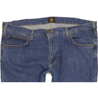 Lee Luke Men Blue Skinny Slim Stretch Jeans W38 L24