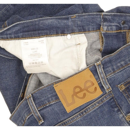 Lee Luke Men Blue Skinny Slim Stretch Jeans W38 L24
