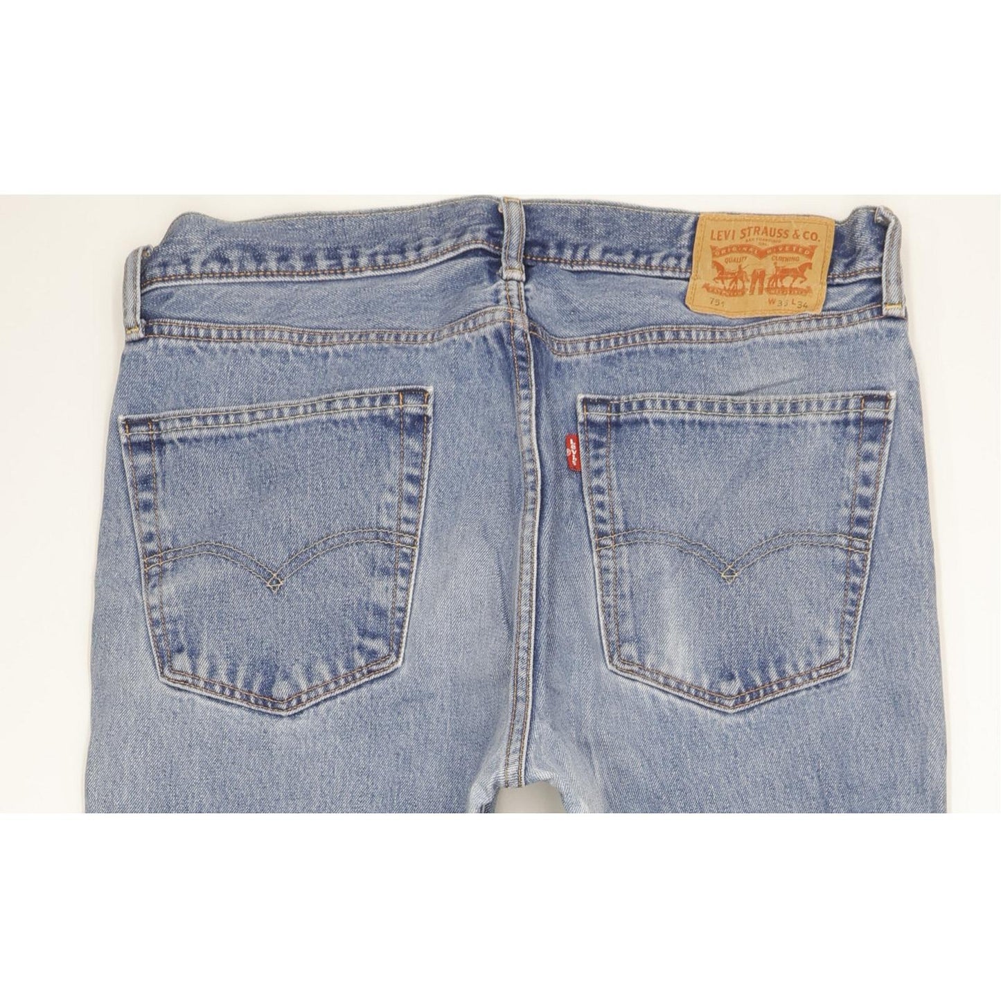 Levi's 751 Men Blue Straight Regular Jeans W36 L33
