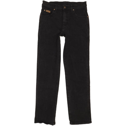 Wrangler Texas Men Black Straight Regular Stretch Jeans W31 L31