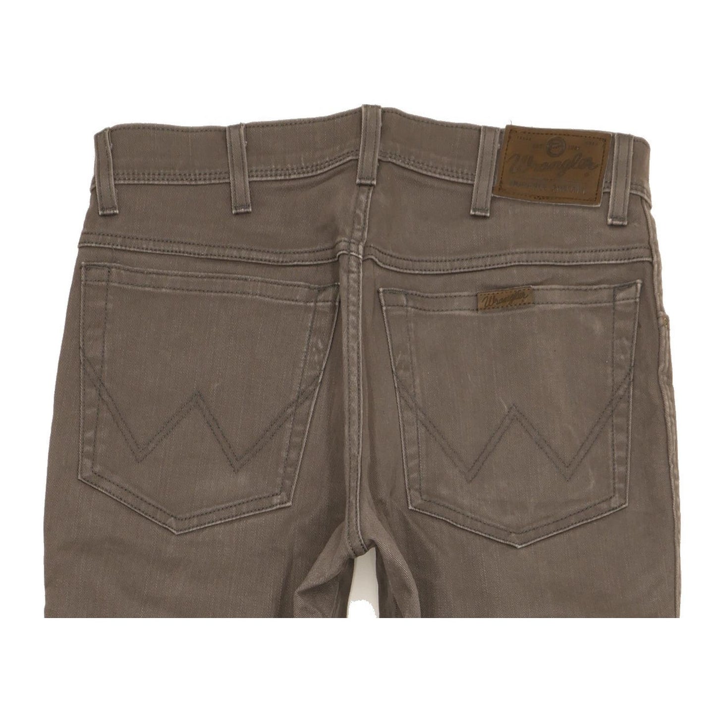 Wrangler Durable Quality Men Grey Straight Regular Stretch Jeans W31 L28