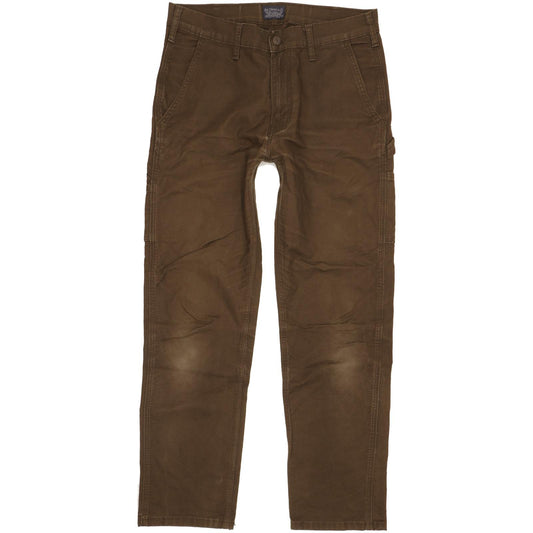 Levi's Men Brown Straight Regular Stretch Jeans W30 L29