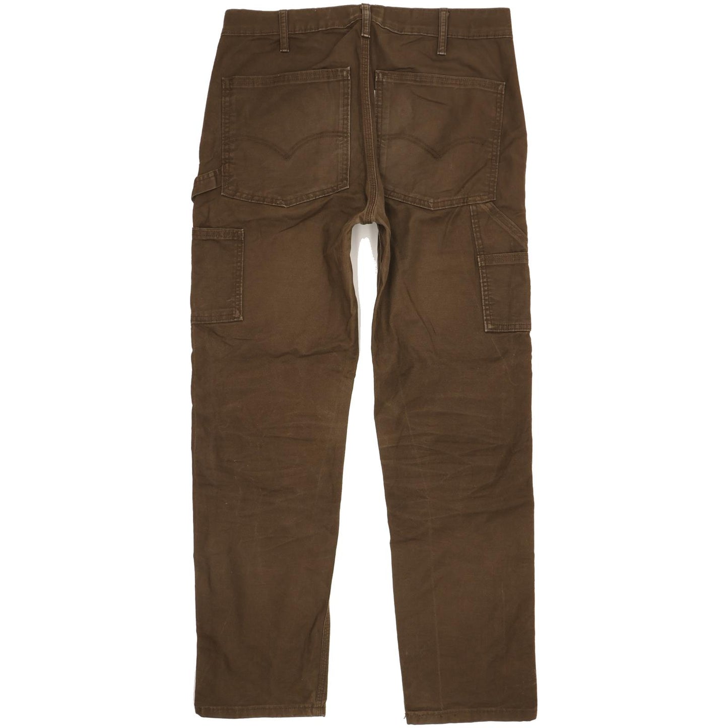 Levi's Men Brown Straight Regular Stretch Jeans W30 L29