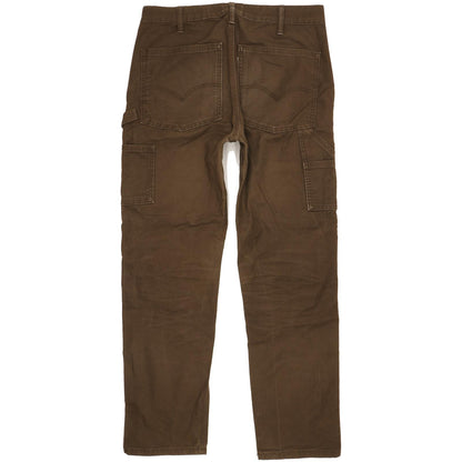 Levi's Men Brown Straight Regular Stretch Jeans W30 L29