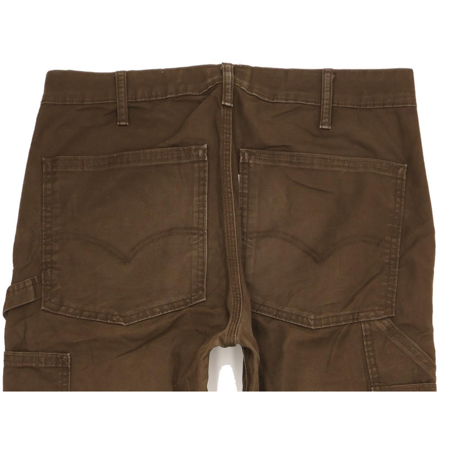 Levi's Men Brown Straight Regular Stretch Jeans W30 L29