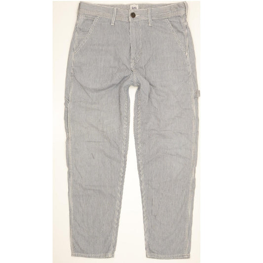 Lee Men Blue Tapered Loose Stretch Jeans W34 L30