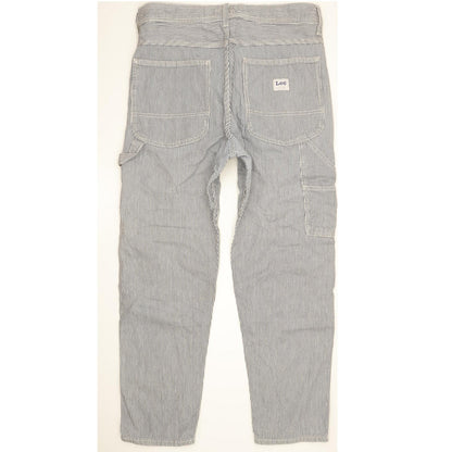 Lee Men Blue Tapered Loose Stretch Jeans W34 L30