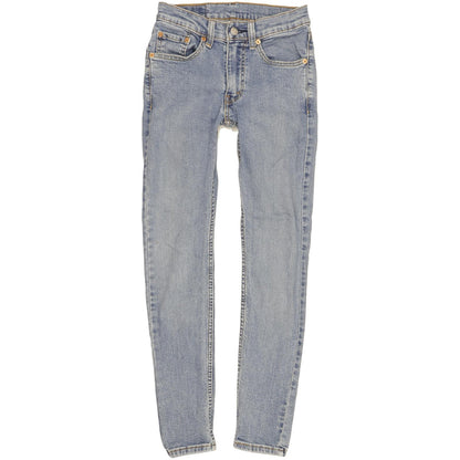 Levi's 519 Men Blue Skinny Slim Stretch Jeans W28 L28