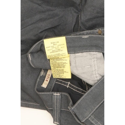 Wrangler Bill Men Grey Straight Slim Stretch Jeans W29 L32