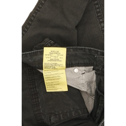 Wrangler Texas Men Black Straight Regular Stretch Jeans W32 L30