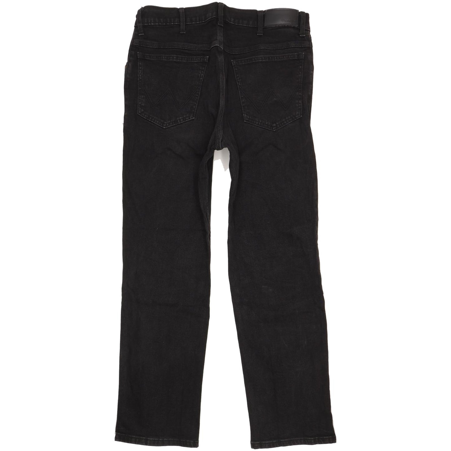 Wrangler Men Black Straight Regular Stretch Jeans W34 L29