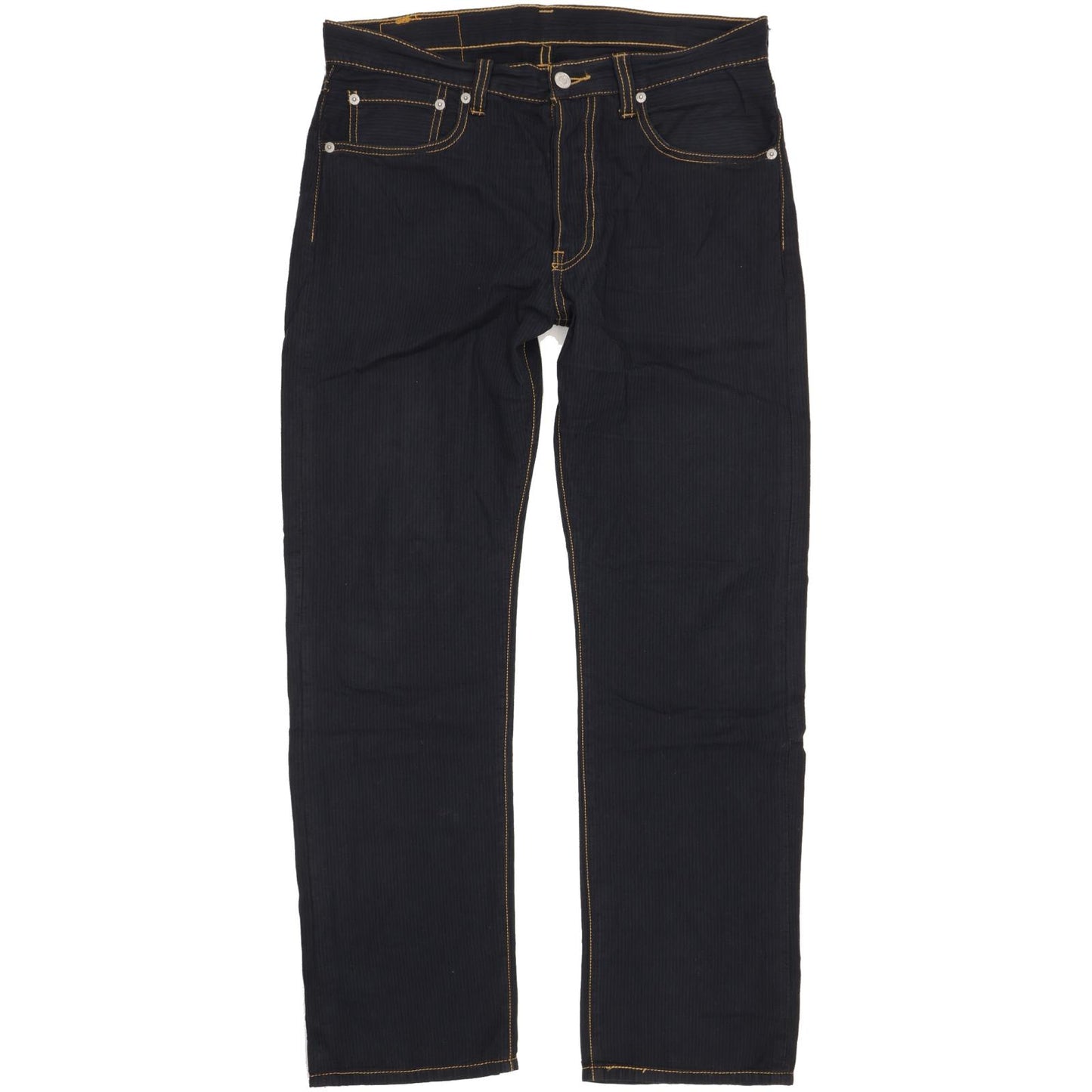 Levi's 501 Men Navy Straight Regular Trousers W32 L30