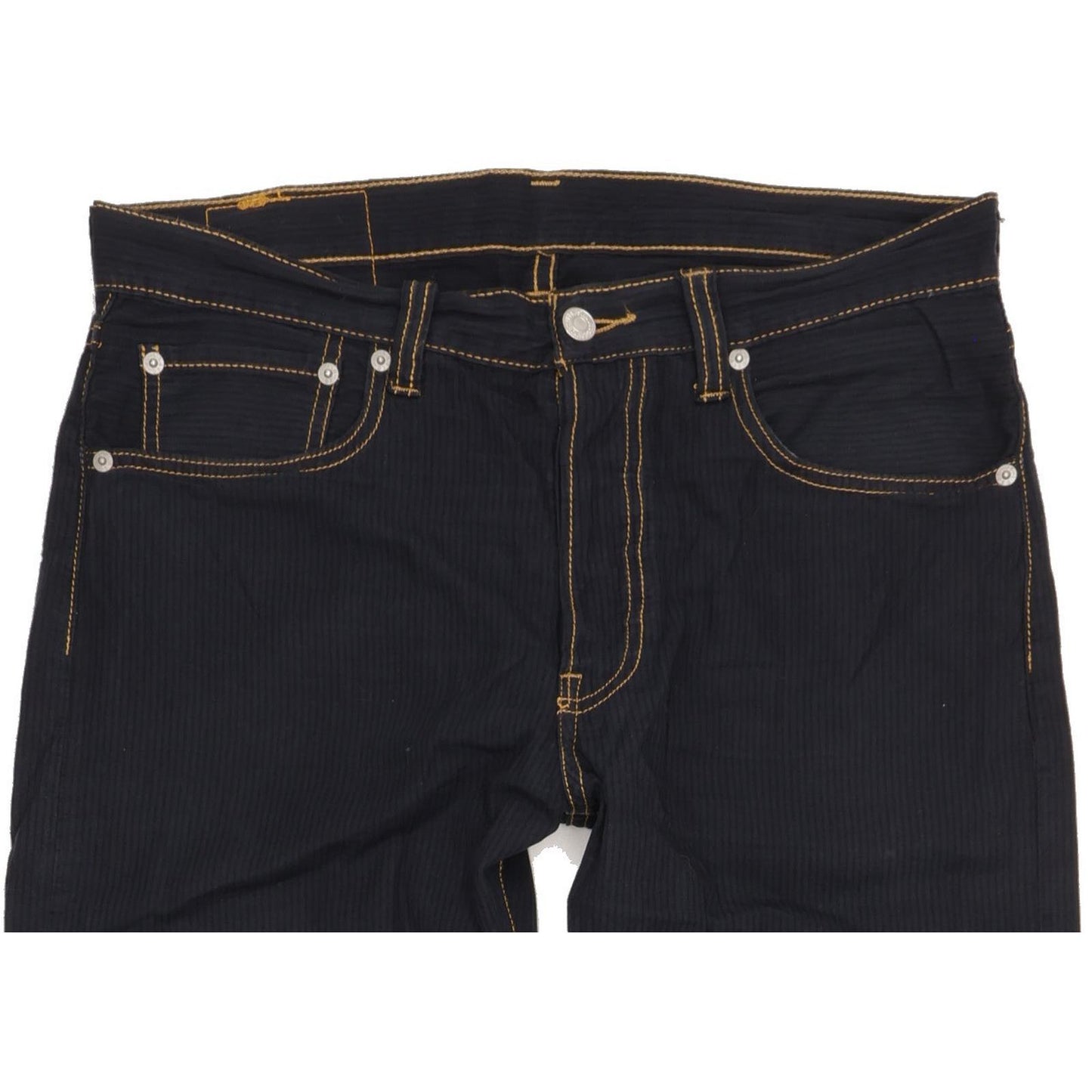 Levi's 501 Men Navy Straight Regular Trousers W32 L30