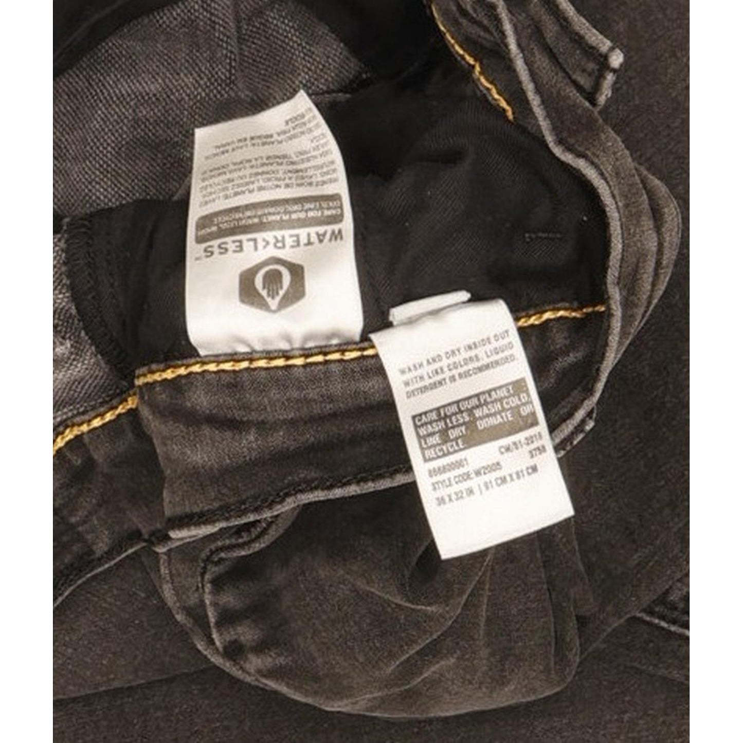 Levi's Men Black Skinny Slim Stretch Jeans W36 L28