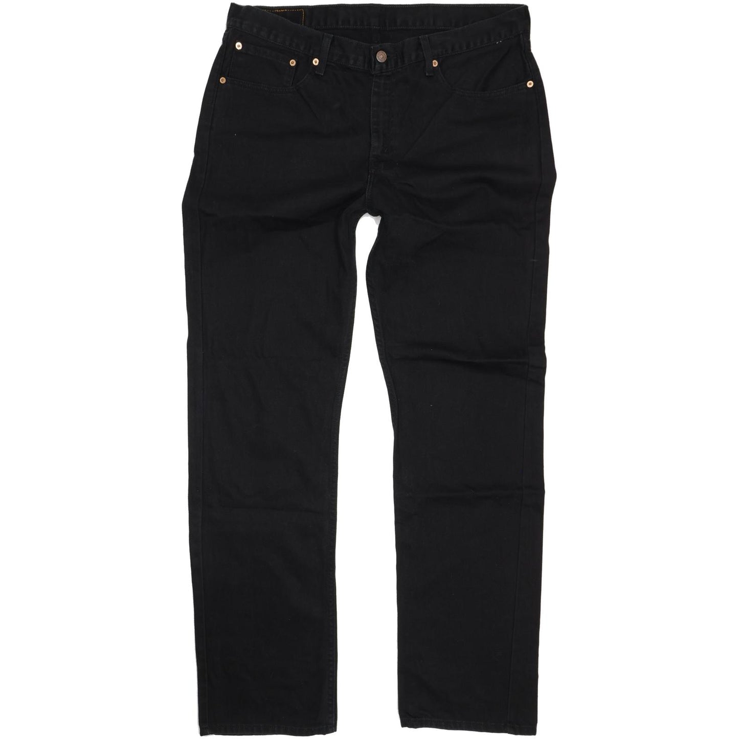 Levi's 751 Men Black Straight Regular Jeans W38 L34