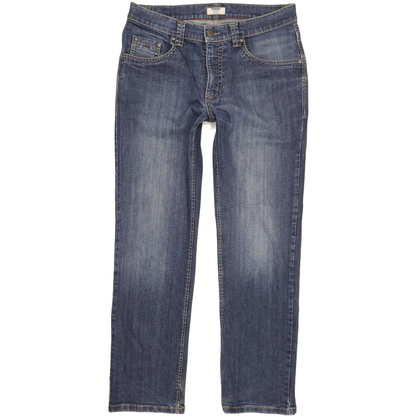 Pioneer Rando Men Blue Straight Regular Stretch Jeans W33 L29