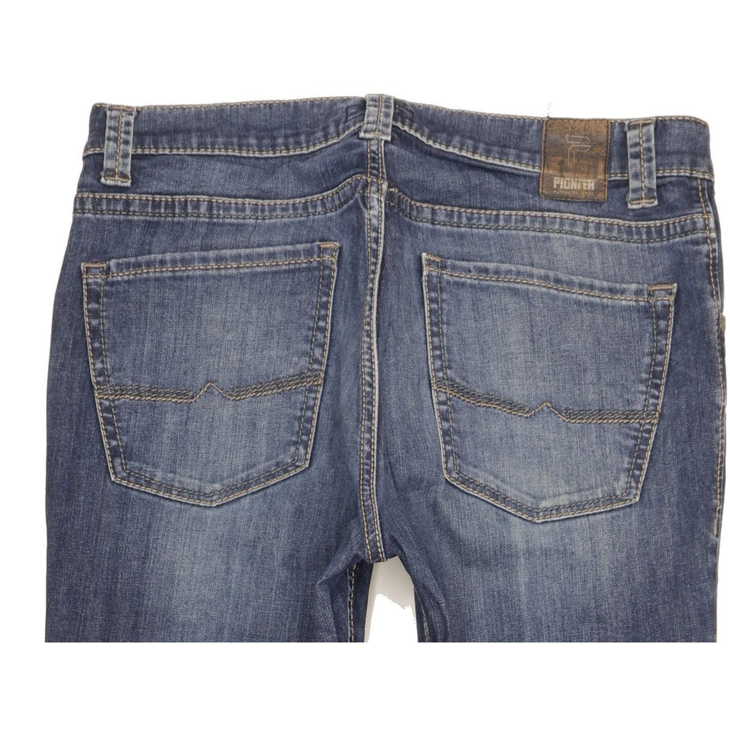 Pioneer Rando Men Blue Straight Regular Stretch Jeans W33 L29