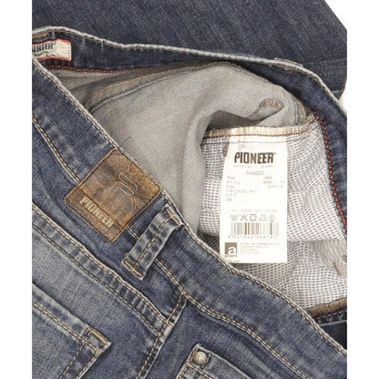 Pioneer Rando Men Blue Straight Regular Stretch Jeans W33 L29