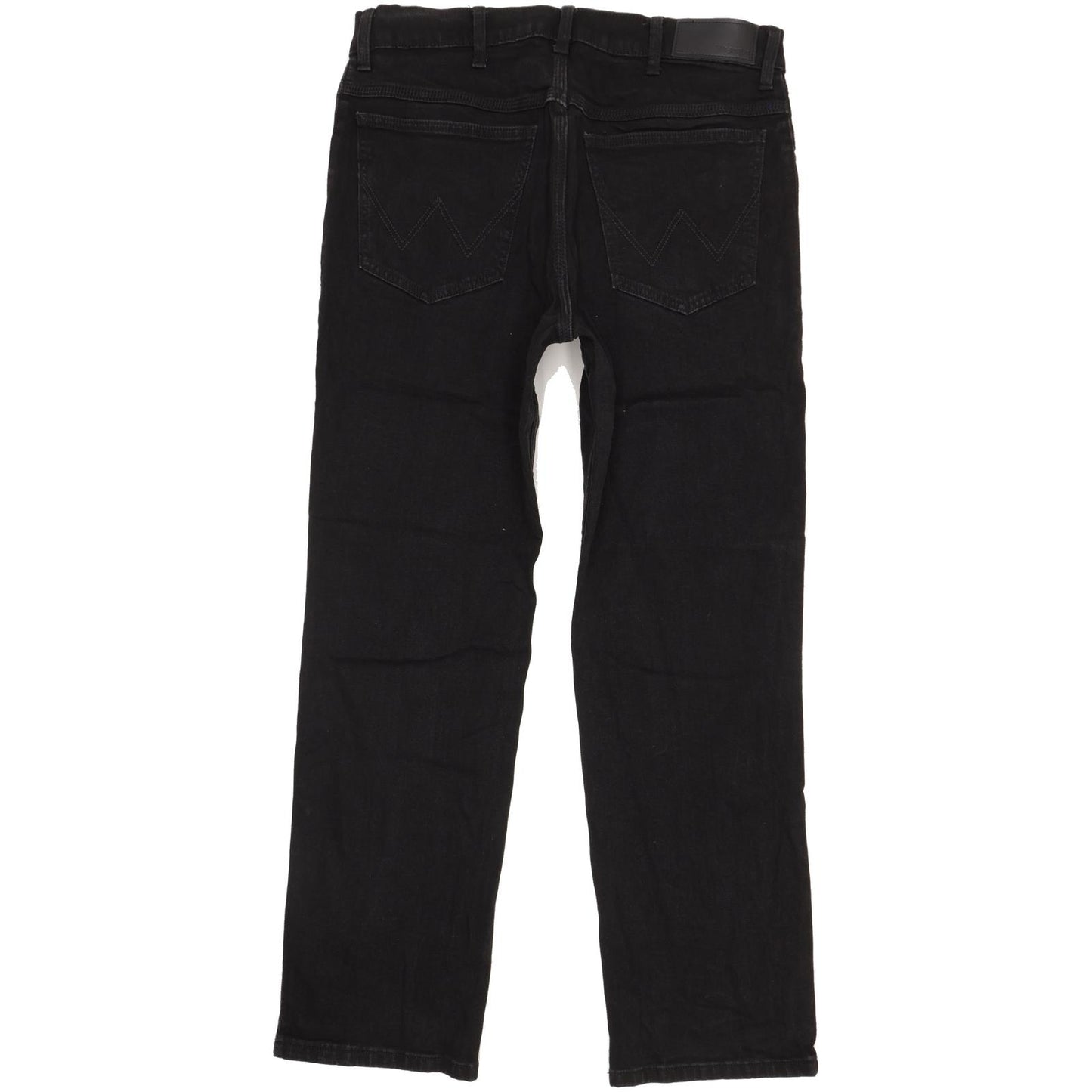 Wrangler Men Black Straight Regular Stretch Jeans W34 L29