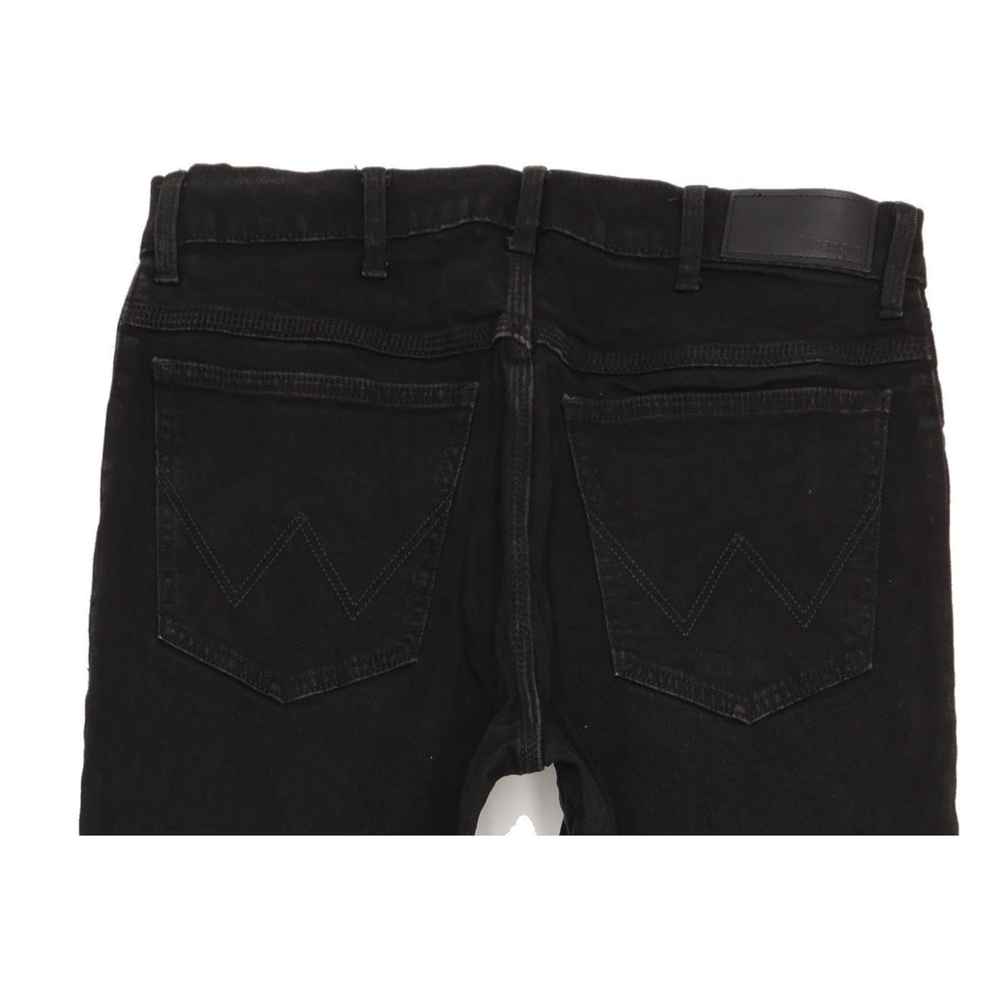 Wrangler Men Black Straight Regular Stretch Jeans W34 L29