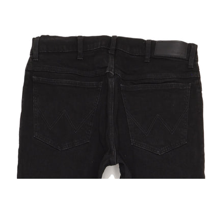 Wrangler Men Black Straight Regular Stretch Jeans W34 L29