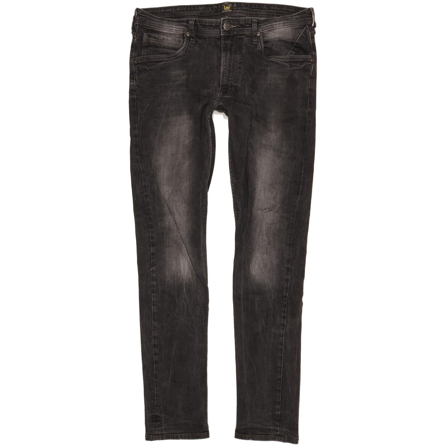 Lee Men Black Skinny Slim Stretch Jeans W34 L34