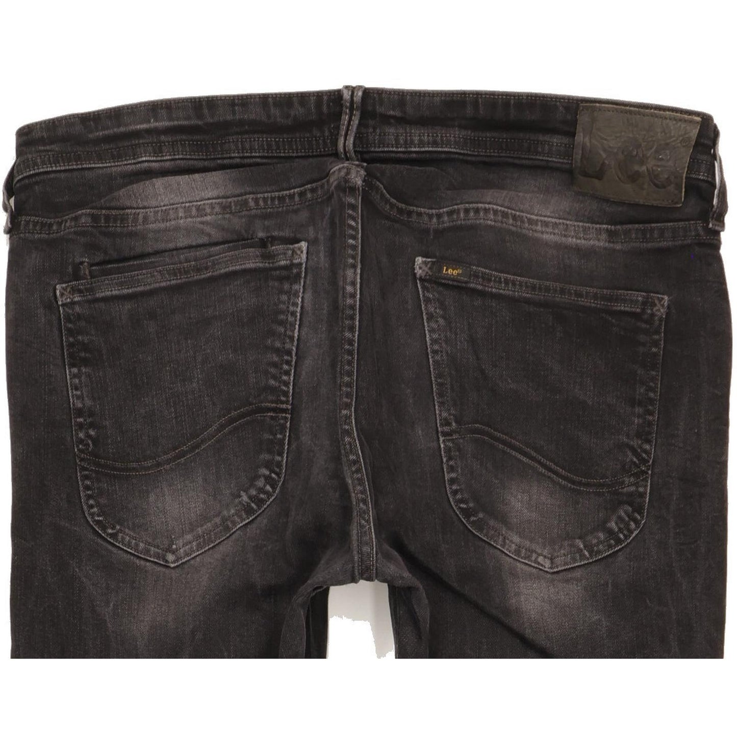 Lee Men Black Skinny Slim Stretch Jeans W34 L34