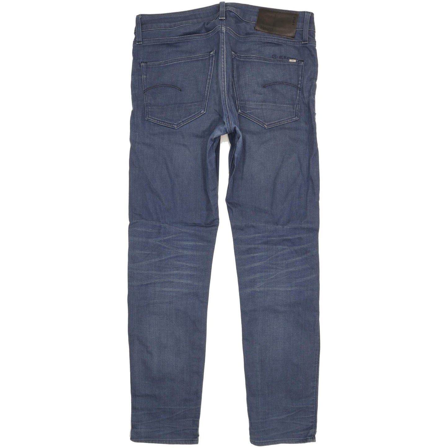 G-Star 3301 Men Blue Straight Slim Stretch Jeans W32 L31