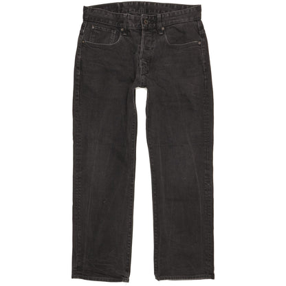 G-Star 3301 Men Black Straight Loose Stretch Jeans W33 L27