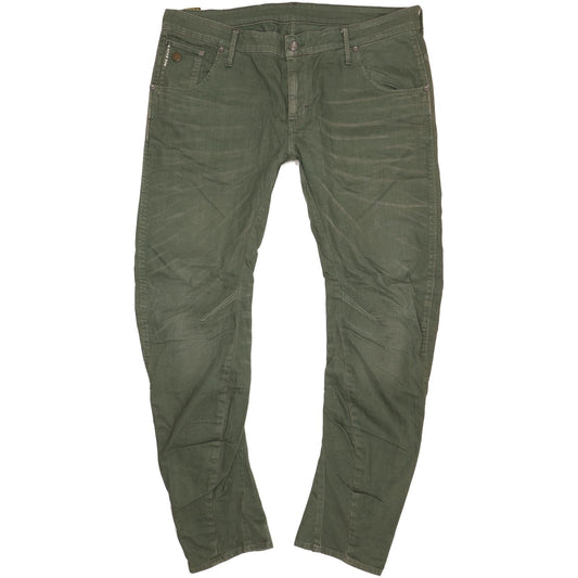 G-Star Arc 3D Men Green Tapered Slim Stretch Jeans W40 L34