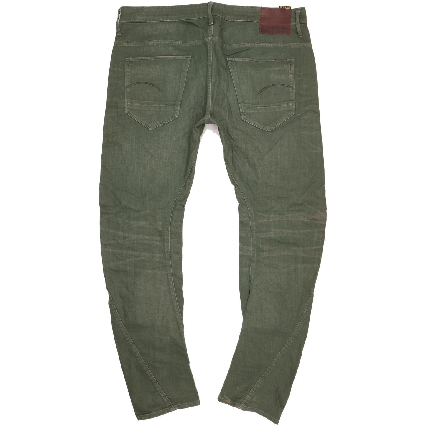 G-Star Arc 3D Men Green Tapered Slim Stretch Jeans W40 L34