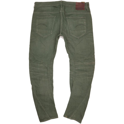 G-Star Arc 3D Men Green Tapered Slim Stretch Jeans W40 L34