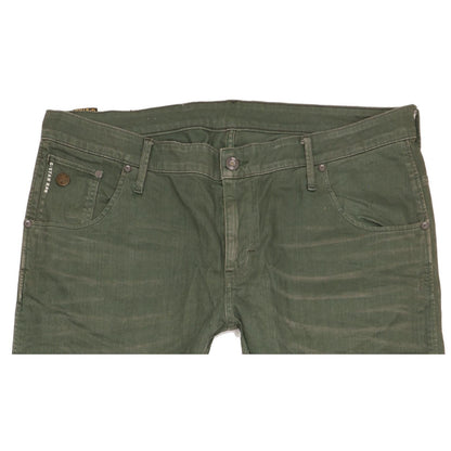 G-Star Arc 3D Men Green Tapered Slim Stretch Jeans W40 L34