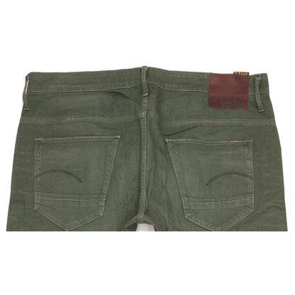 G-Star Arc 3D Men Green Tapered Slim Stretch Jeans W40 L34