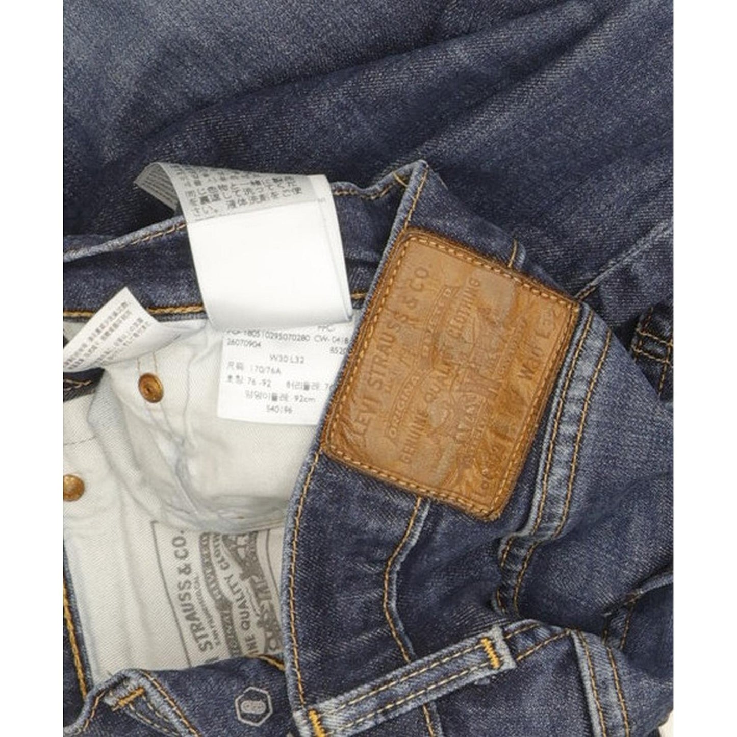 Levi's 502 Men Blue Straight Regular Jeans W30 L30