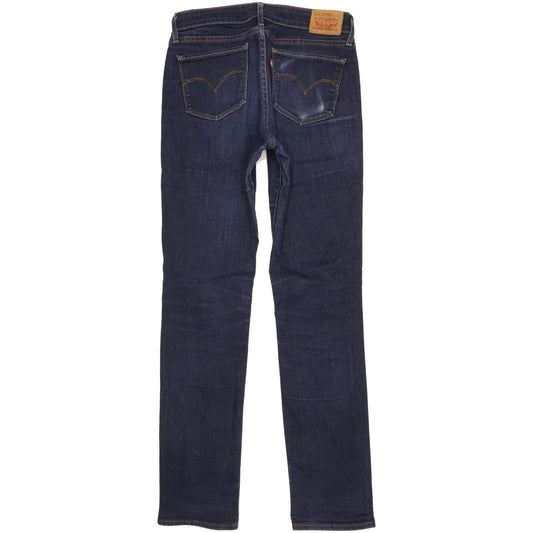 Levi's 712 Women Blue Straight Slim Stretch Jeans W28 L31