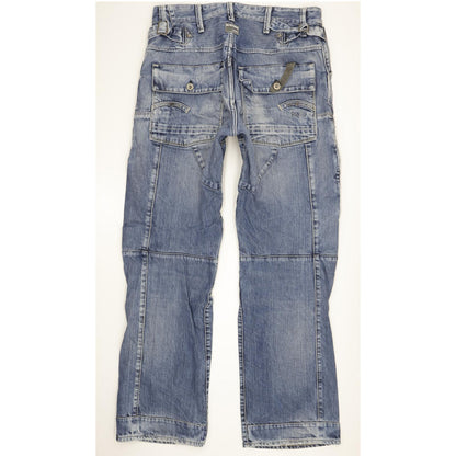 G-Star Trail Elwood Men Blue Straight Loose Jeans W32 L32